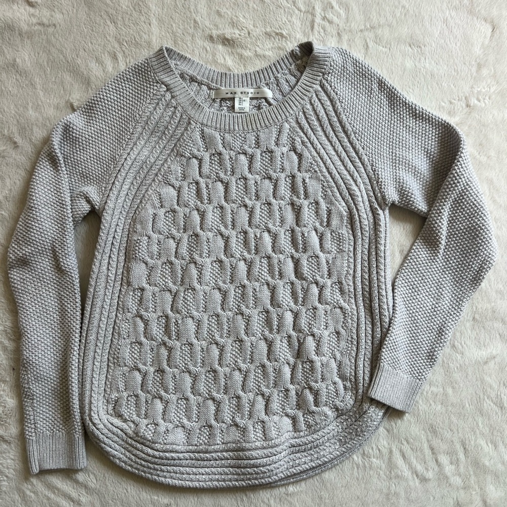 Max Studio Textured Sweater